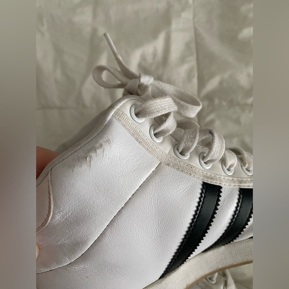 Adidas black and white high top shoes - Picture 3 of 8